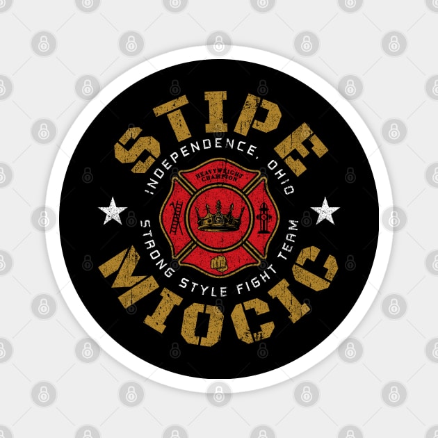 Stipe Miocic Magnet by huckblade